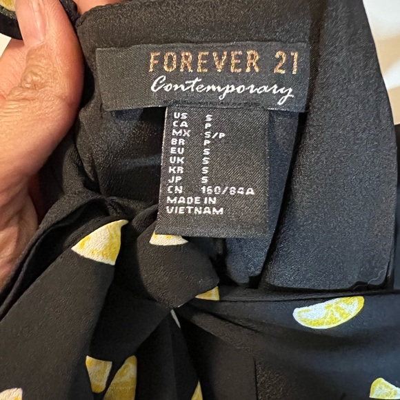 Forever 21 lemon dress. Size small. - Picture 8 of 9